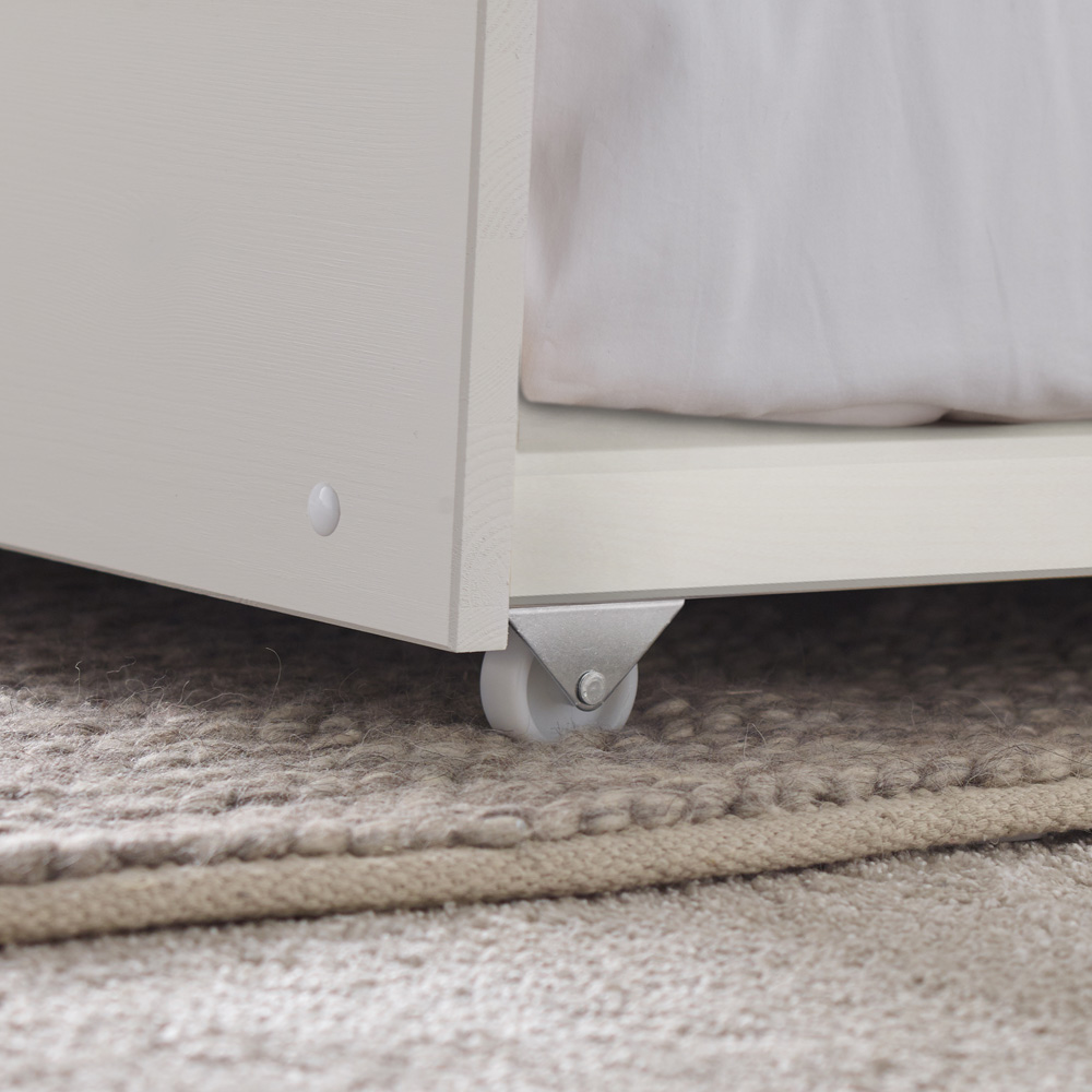 Tyler Single White Bed and Trundle Image 3