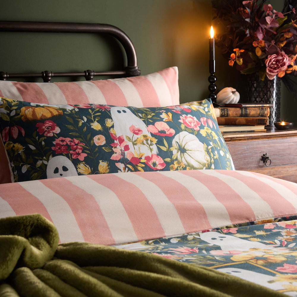 Furn Double Botanical Printed Reversible Duvet Set Image 2