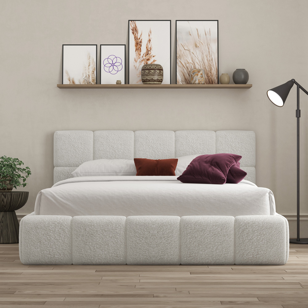 DS Living Ovella Double Dove Cubed Bed Frame Image 3