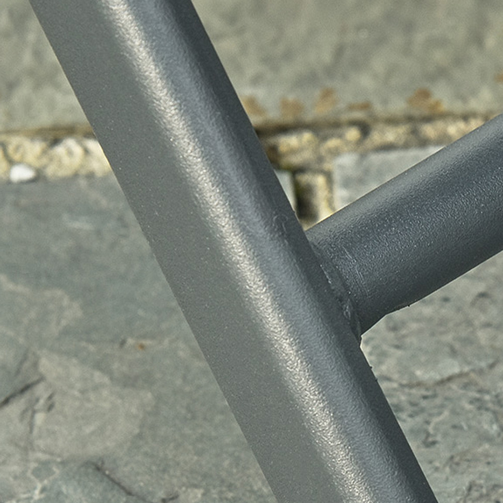 Outsunny 3 PCS Rattan Chair Set Grey Image 4