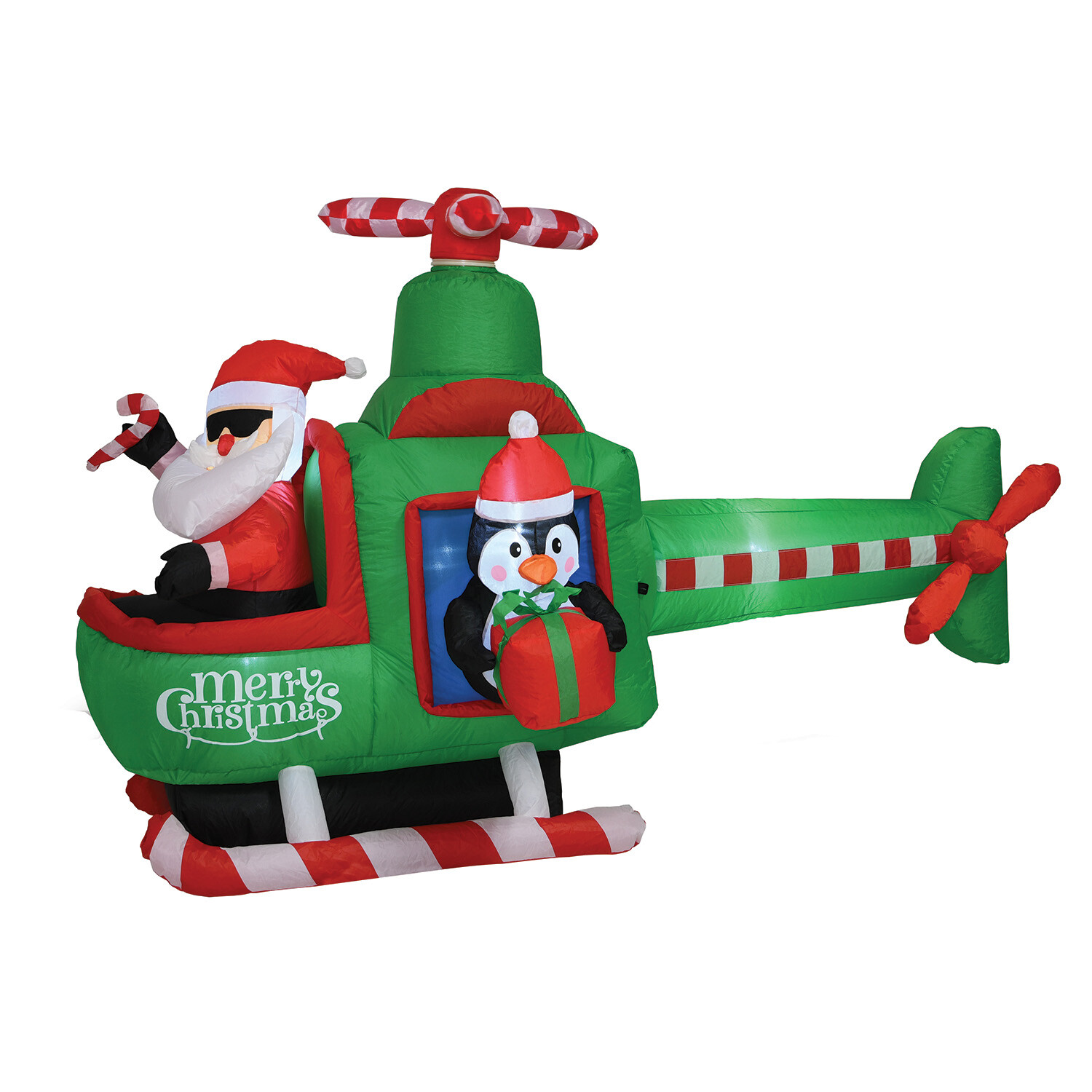 Santa Helicopter Inflatable Image 2