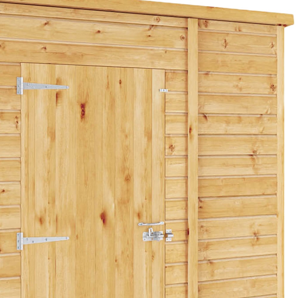 Mercia Woodsman 6 x 4ft Shiplap Pent Shed Image 5