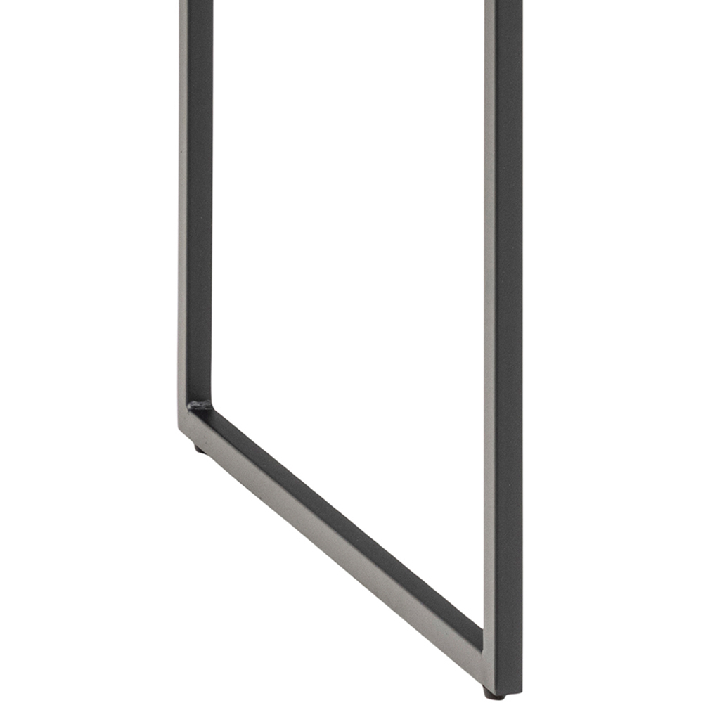 Florence Seaford Single Drawer Single Cube Ash Black Office Desk Image 8