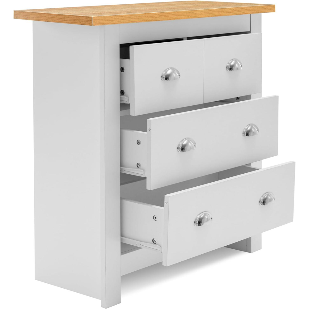 Kosy Koala 4 Drawer White Storage Cabinet Image 2