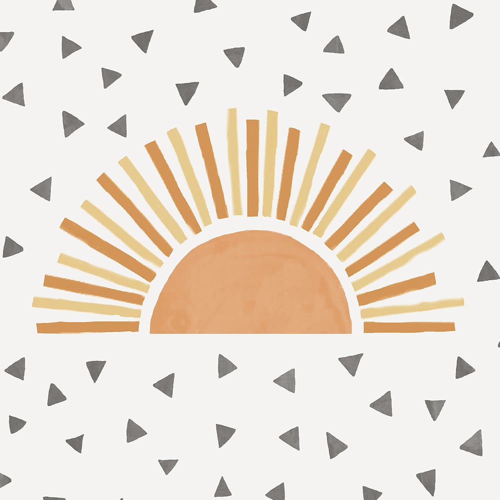 Holden Decor Sunbeam White Orange Wallpaper Image 4