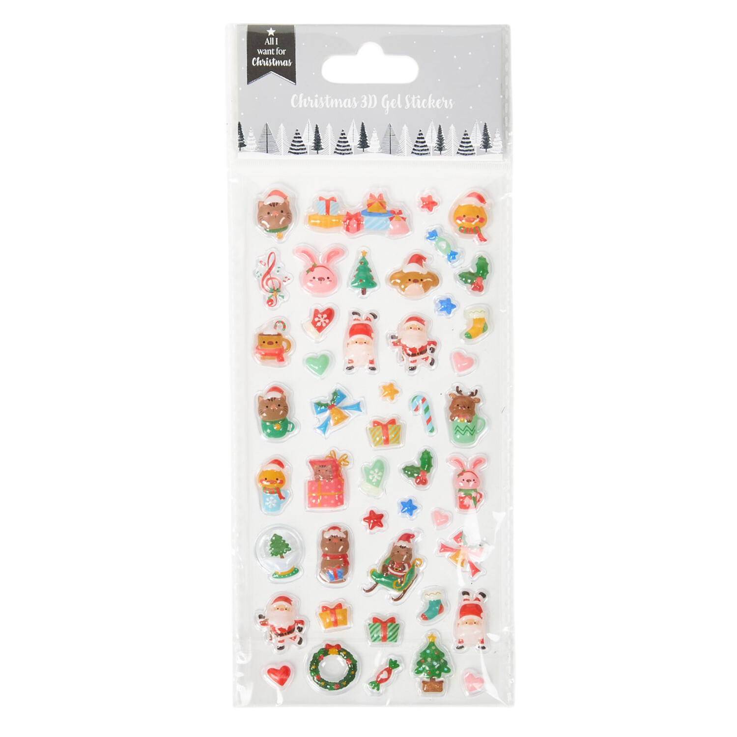 Christmas 3D Gel Stickers Image 6