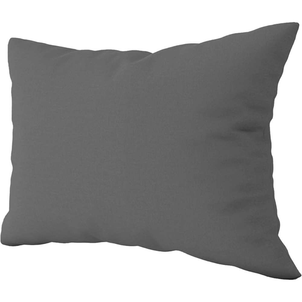 Opus Charcoal Polycotton Pillowcase 2 Pack Image 2