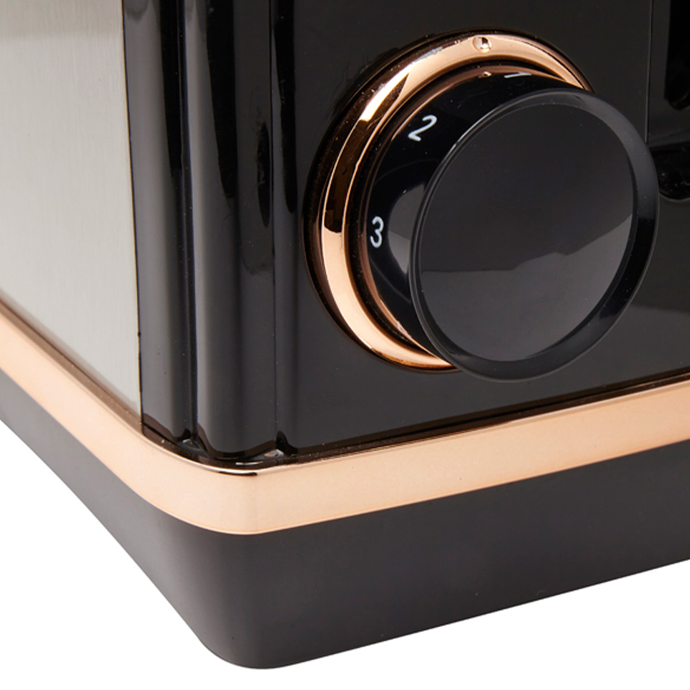 Haden Black Salcombe 4 Slice Toaster Image 6
