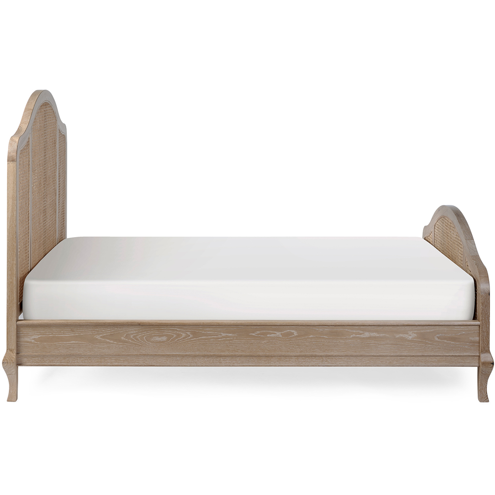 Julian Bowen Fleur King Size Rattan Light Oak Bed Image 4