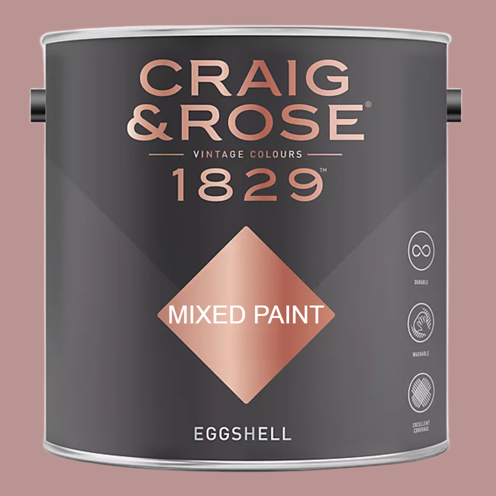 Craig & Rose 1829 Vintage Walls Wood and Metal Wedgwood Lilac Eggshell Paint 2.5L Image 2