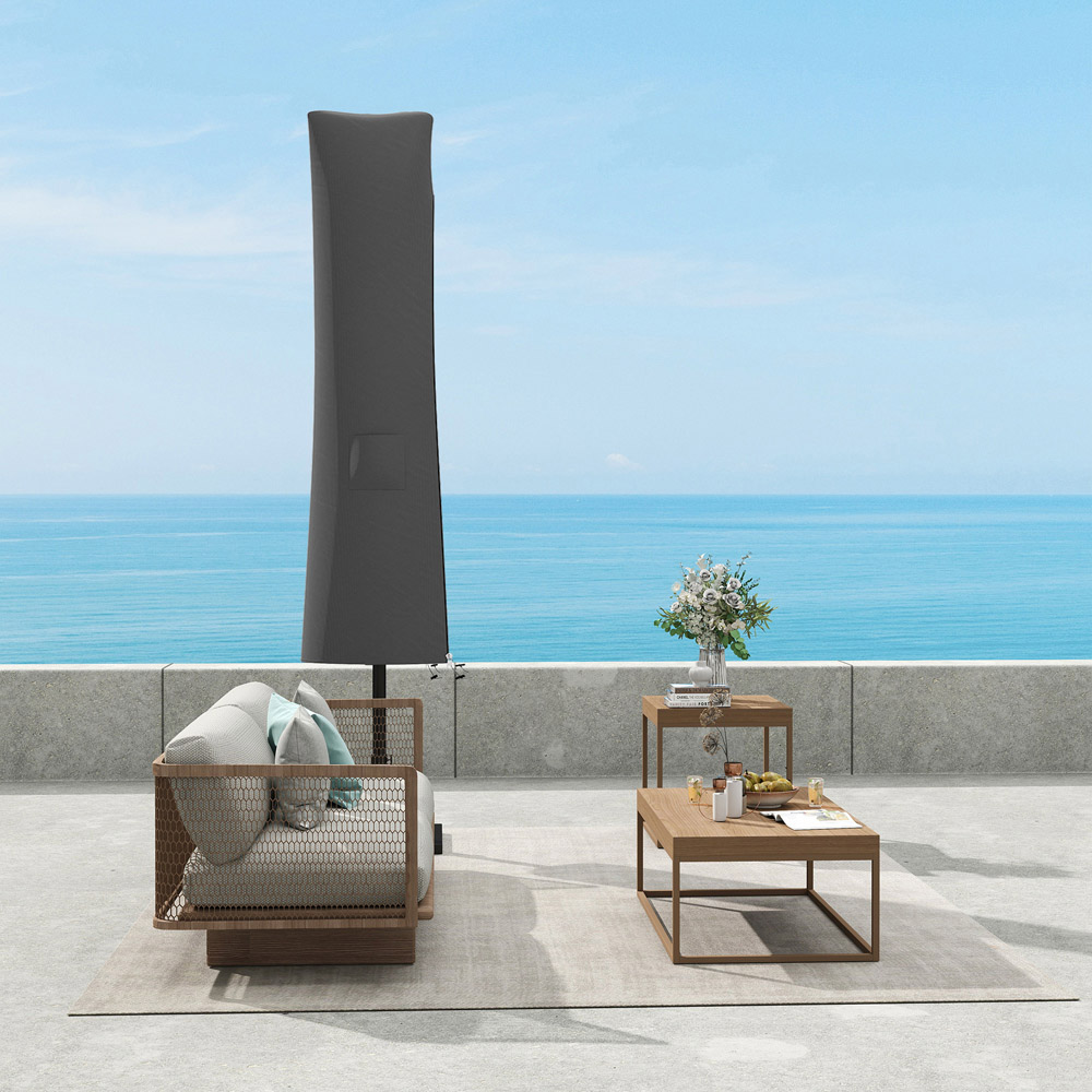 Outsunny Grey Parasol Cover Image 3