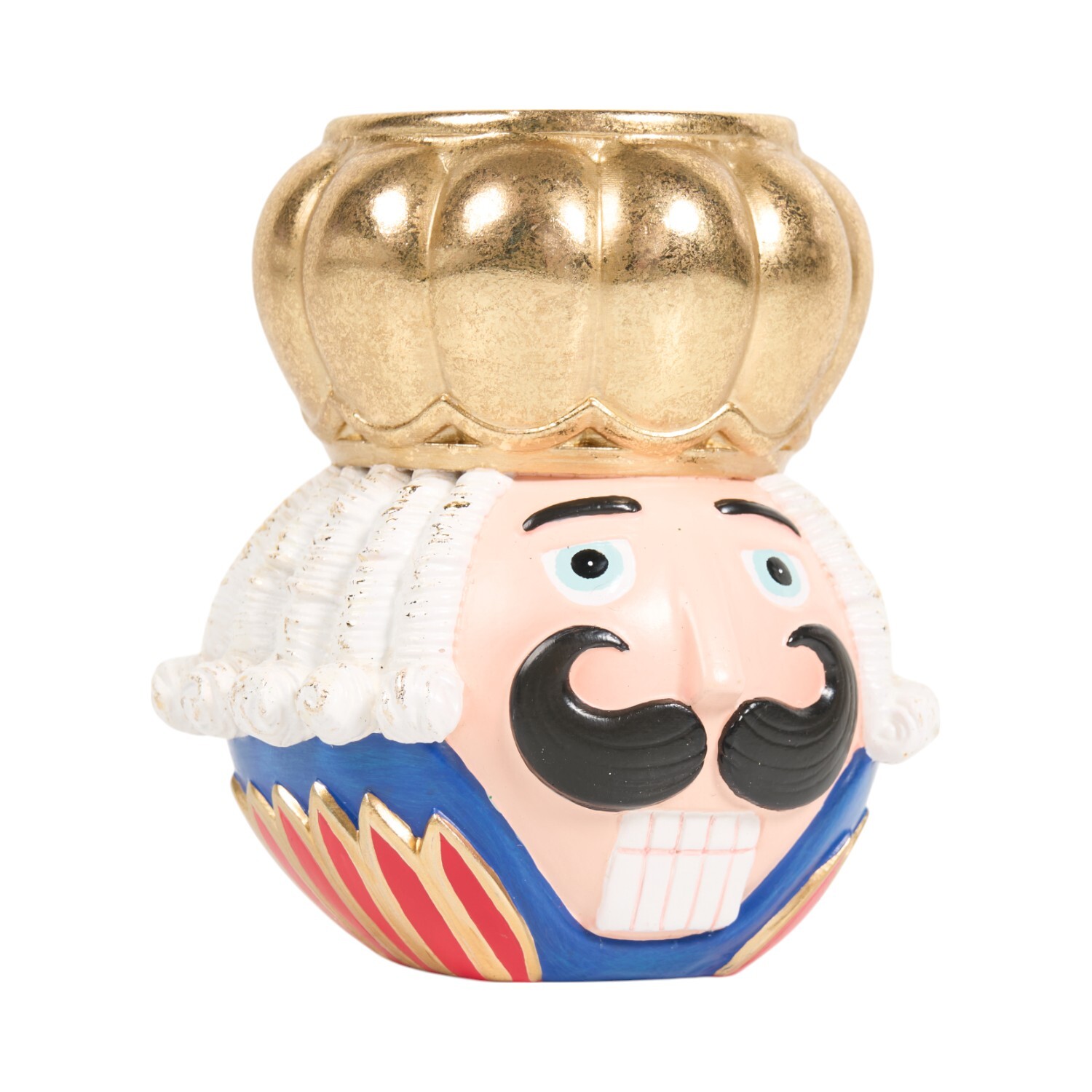 Set of 3 Nutcracker Tealight Holders Multicolour Image 10