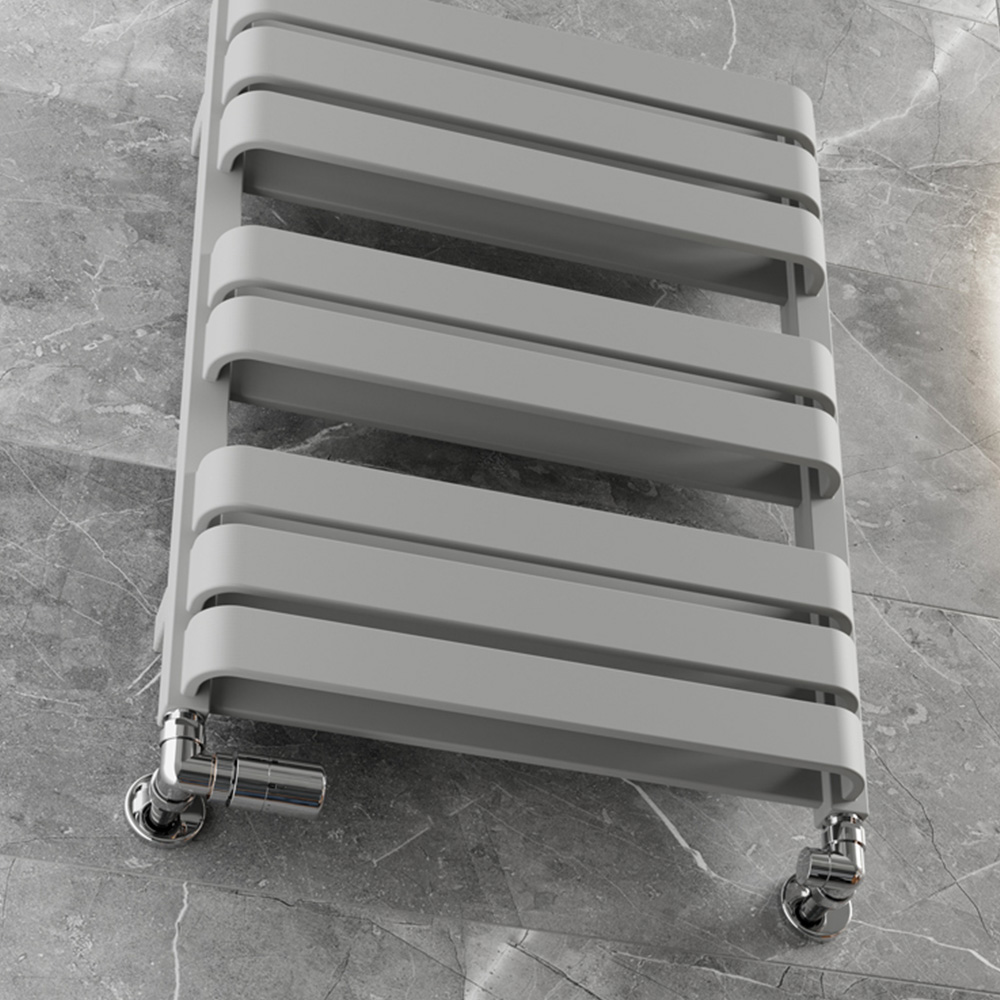 Terma Warp T Bold Salt n Pepper Heated Towel Rail 1569 BTU 655 x 500mm Image 6