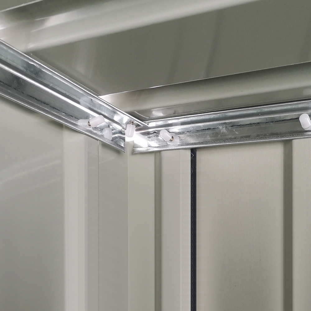 Outsunny Lockable Garden Shed Green Image 3