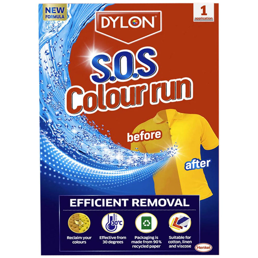 Dylon S.O.S Colour Run Remover 6 Pack Image 4