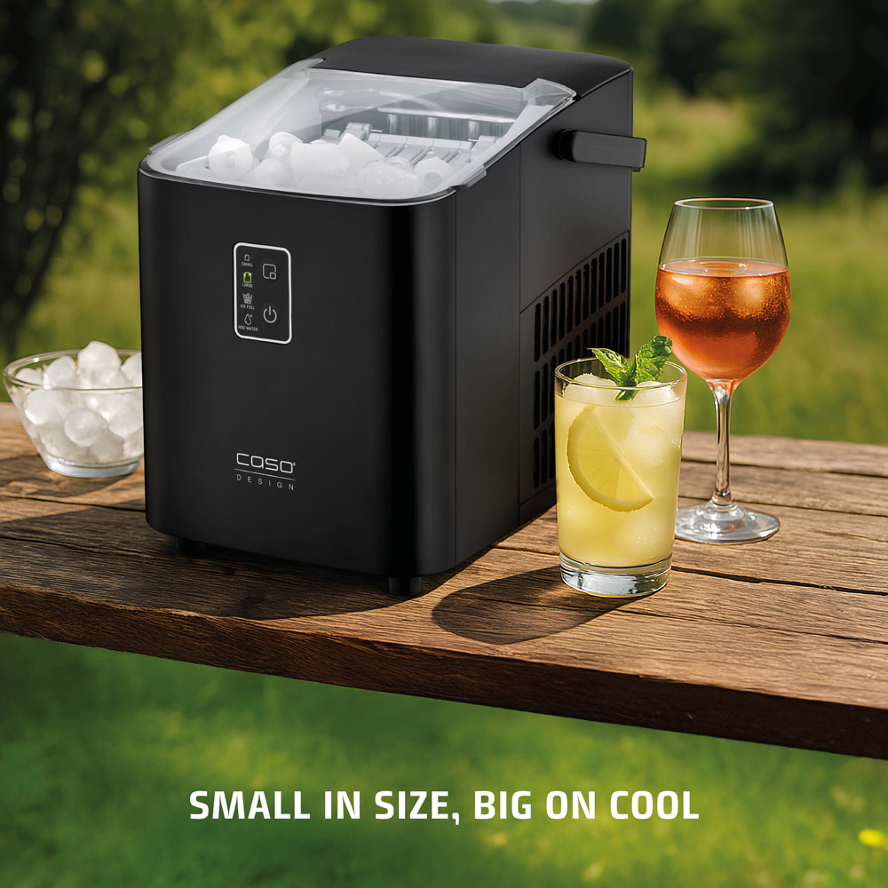 CASO Design IceChef 03401 Black Compact Ice Cube Maker 1L 120W Image 2