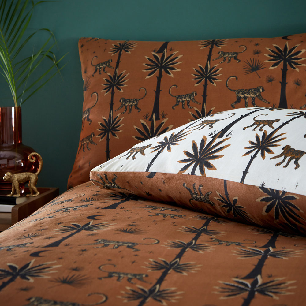 furn. Desert Monkey King Size Amber Duvet Set Image 2