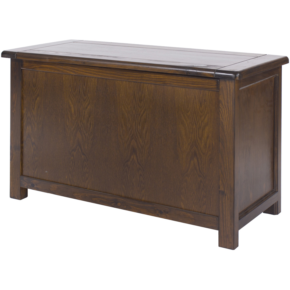 Boston Dark Lacquer Storage Ottoman Image 2