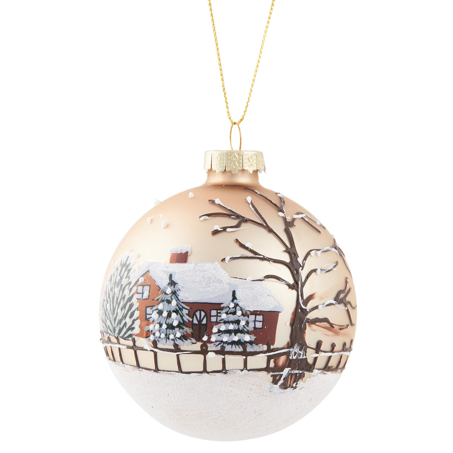 Winter Scene Bauble Image 2