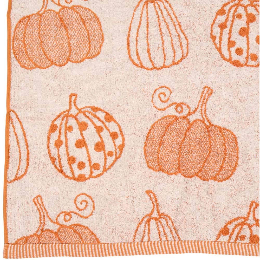 Boho Pumpkin Bath Towel Orange Image 8