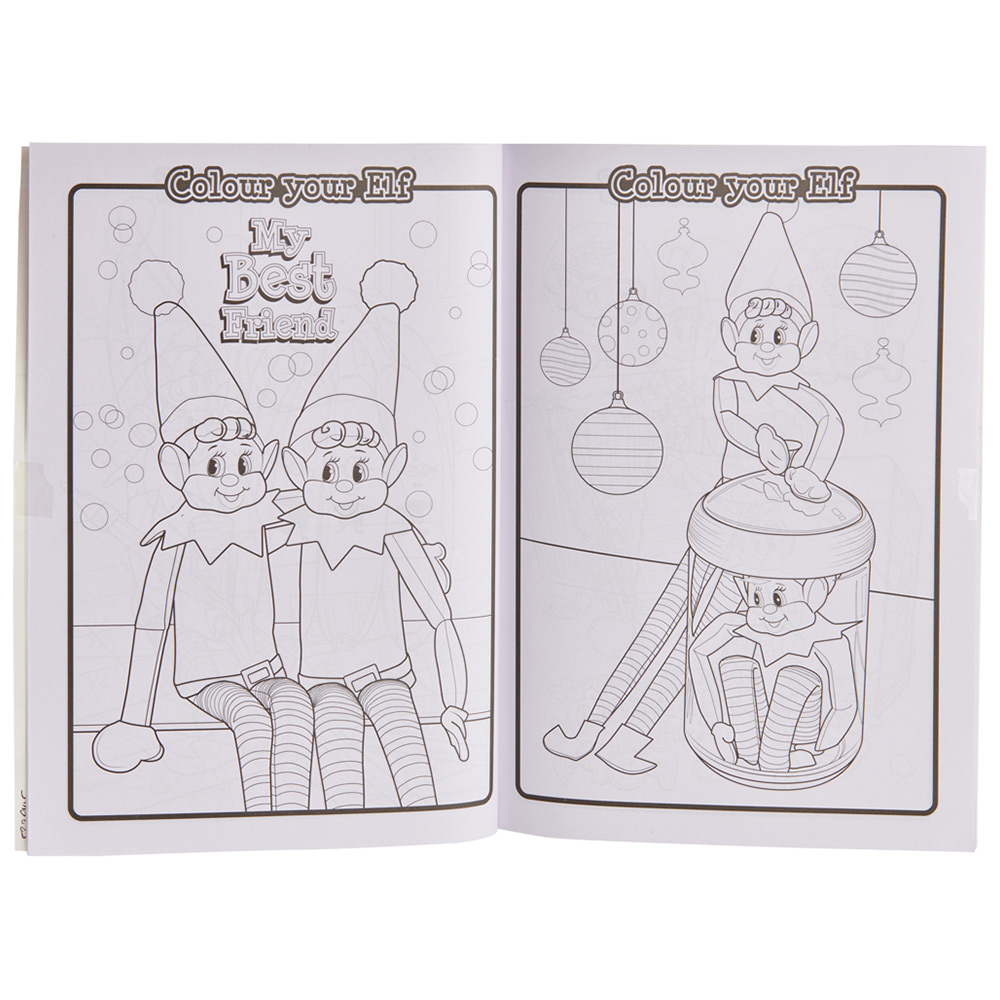 Elves Behavin Badly Colouring Book Image 3
