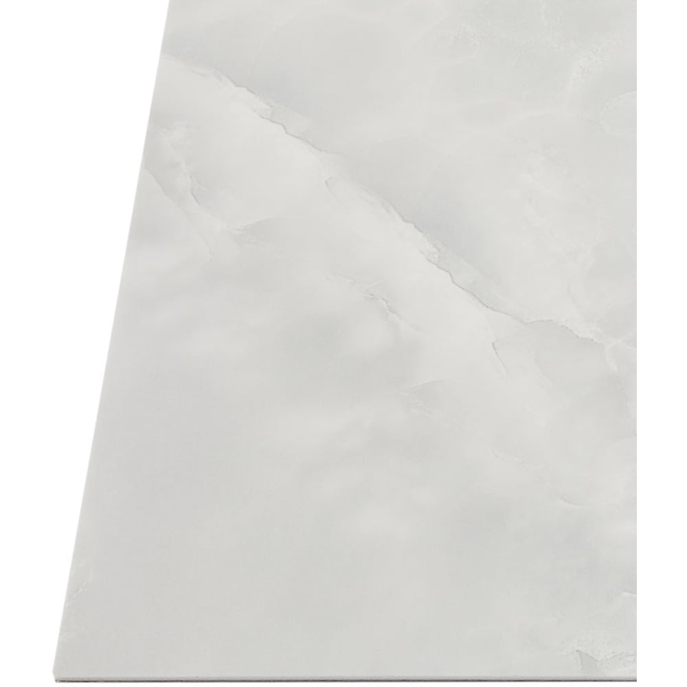 Living and Home Marble Patterned Light Grey PVC Self Adhesive Wall Sticker 10 Pack Image 6