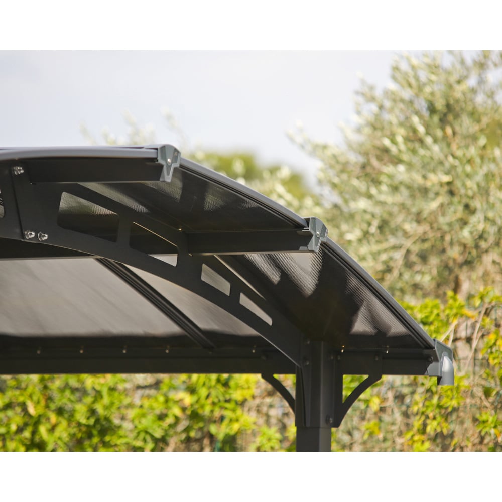 Palram Canopia Tucson 2.42 x 5.07m Grey Garden Gazebo Image 3