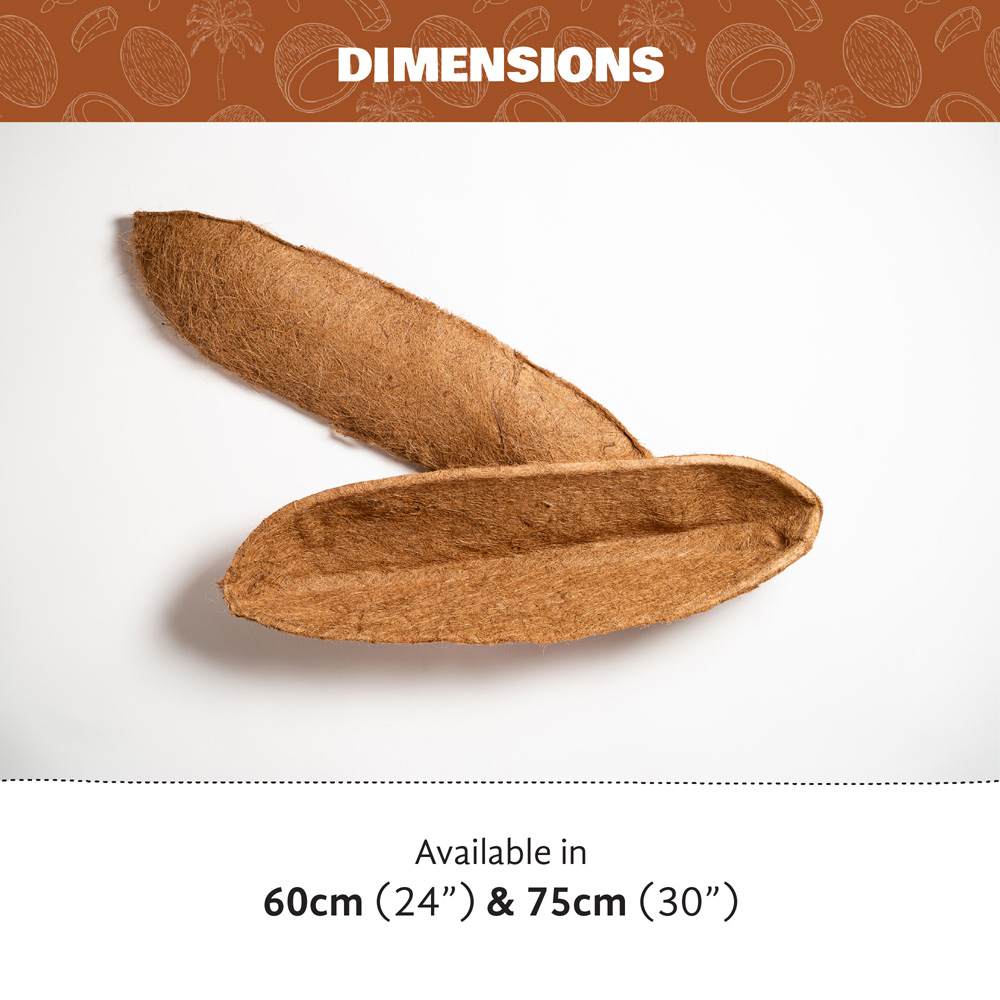 Coco & Coir Coco Trough Liner 90cm Image 5