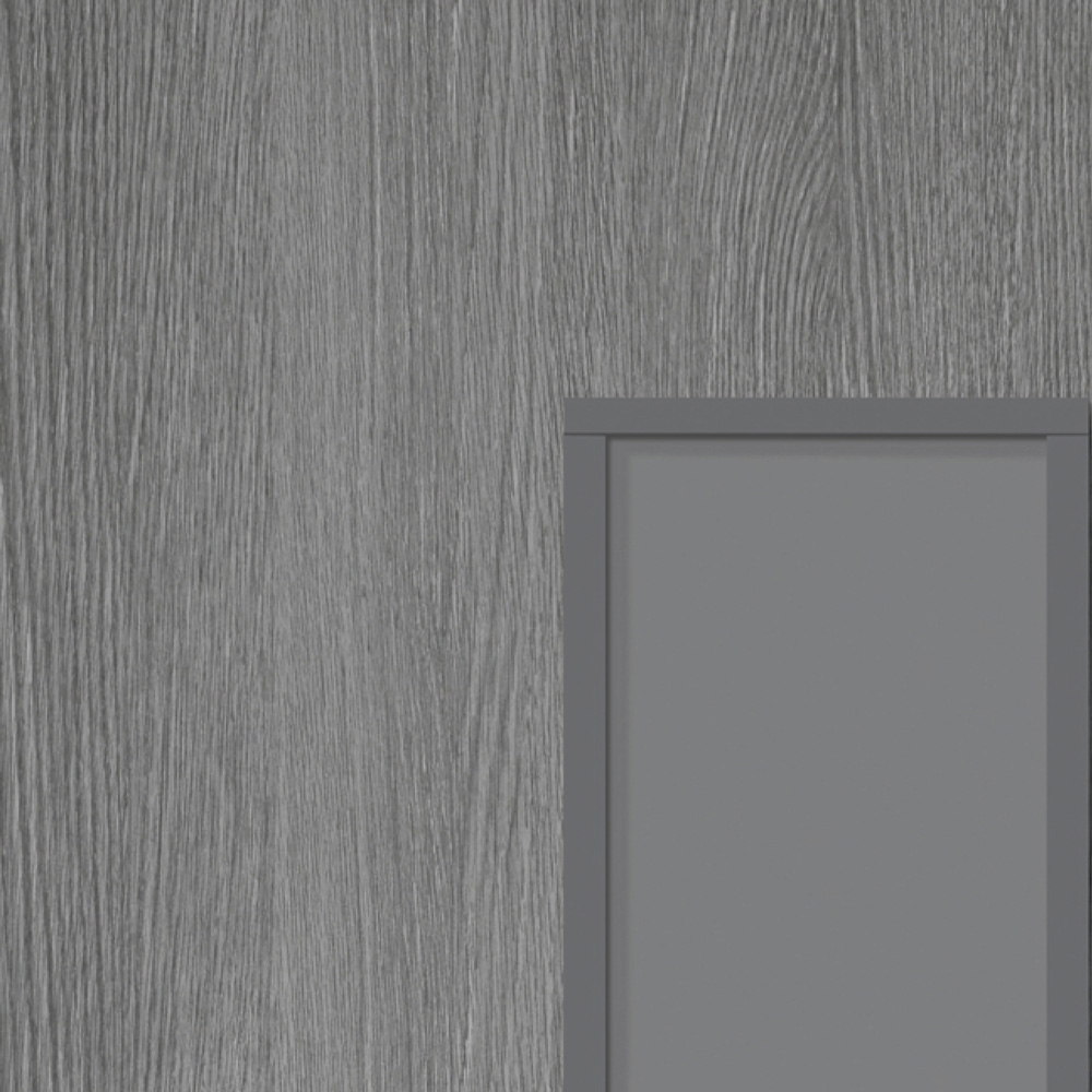 JB Kind Pintado Plain Flush Grey Glazed Internal Door 1981 x 838mm Image 3