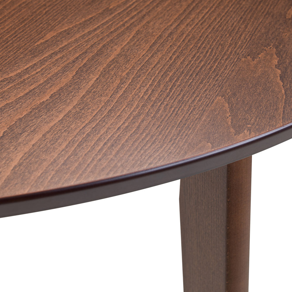 Julian Bowen Farringdon 4 Seater Circular Dining Table Walnut Image 4