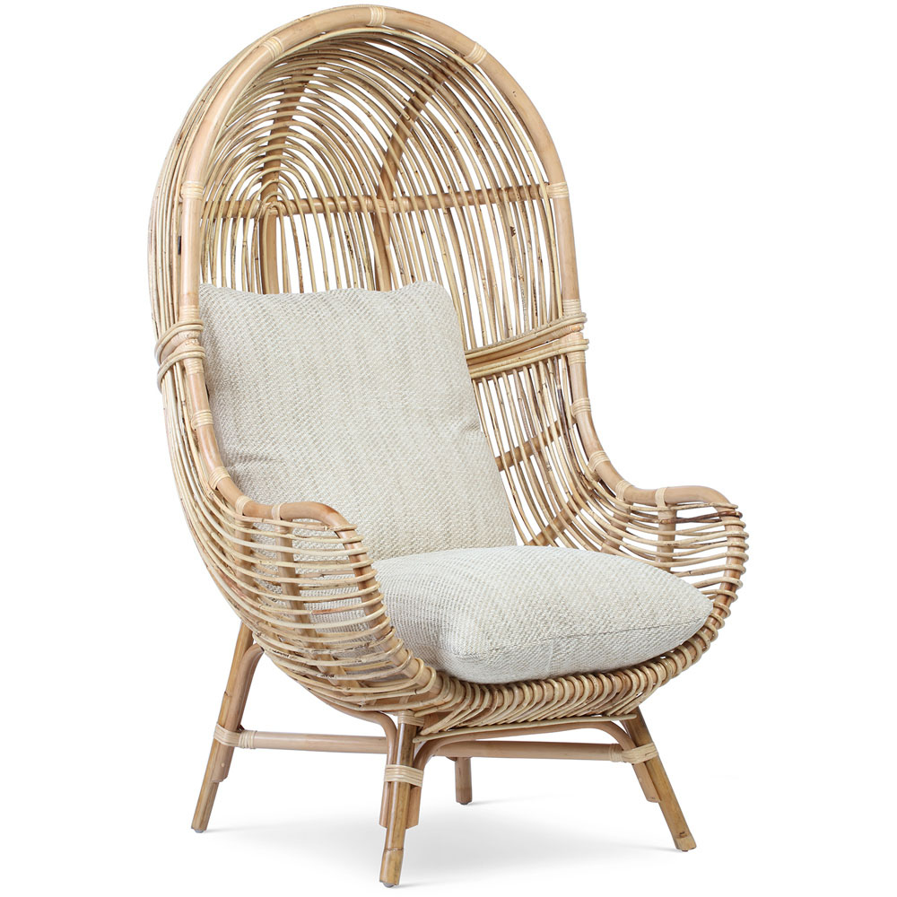 Desser Rattan Loft Egg Chair with Jasper Cushion Image 2