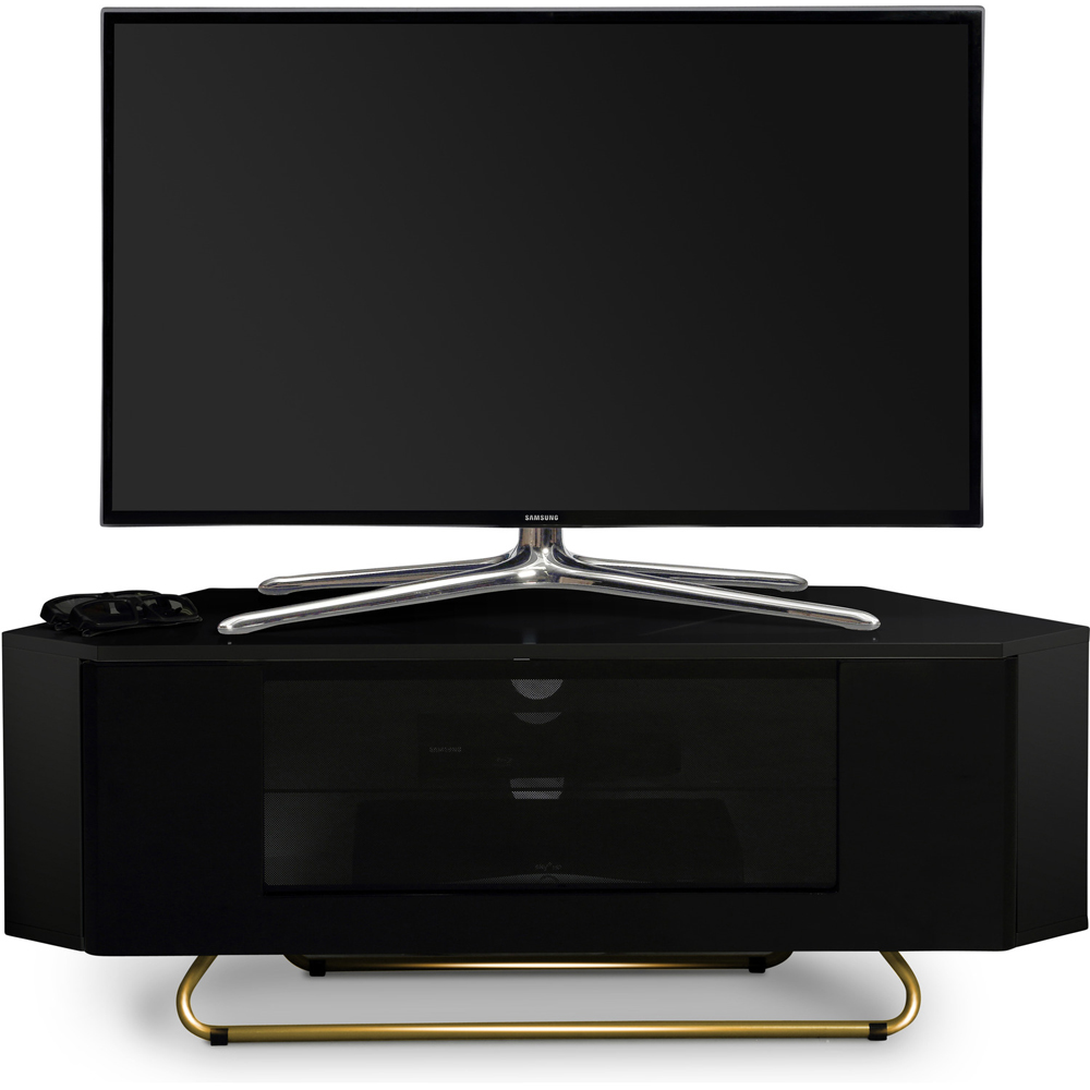 Centurion Supports Hampshire Single Door Gloss Black TV Cabinet Image 4