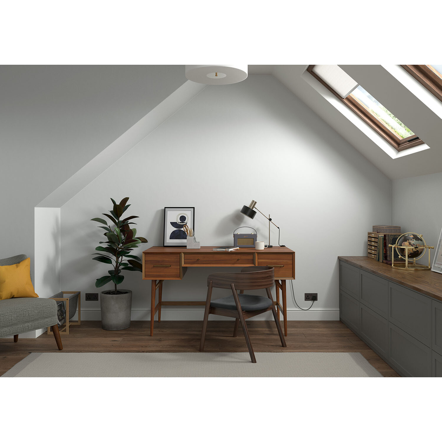 Dulux Heritage Wood and Metal Turtledove Grey Eggshell Paint 750ml Image 7