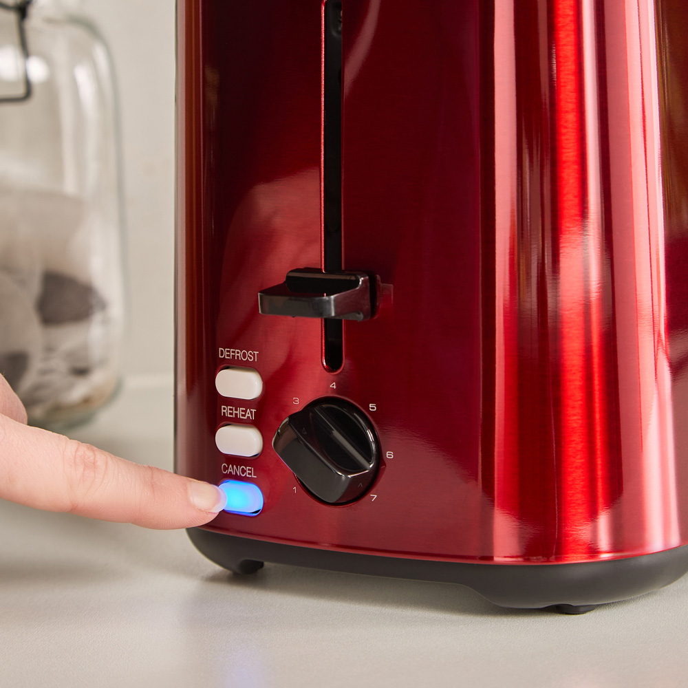 Morphy Richards Equip 222066 Red Stainless Steel 2 Slice Toaster Image 4