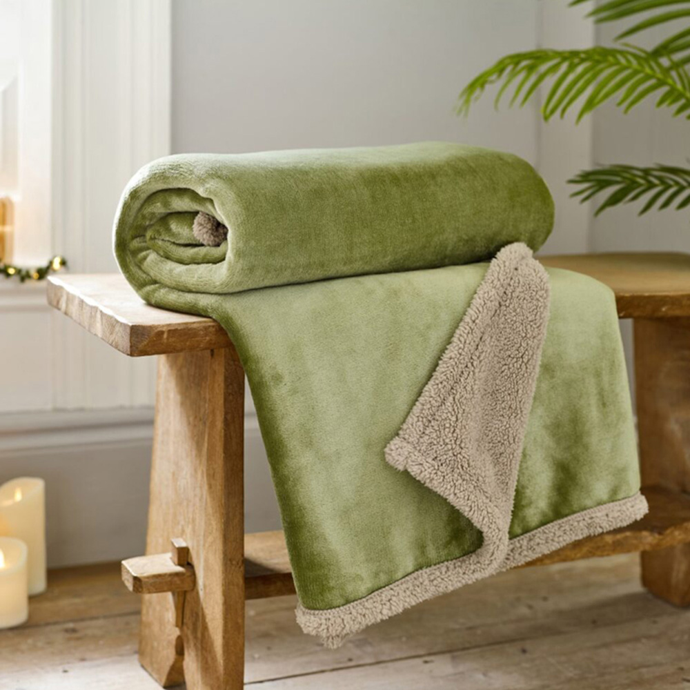 Deyongs Hazelwood Sage Throw 130 x 170cm Image 2