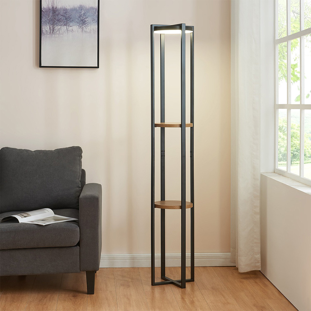 Harlow LED Shelf Floor Lamp Image 2