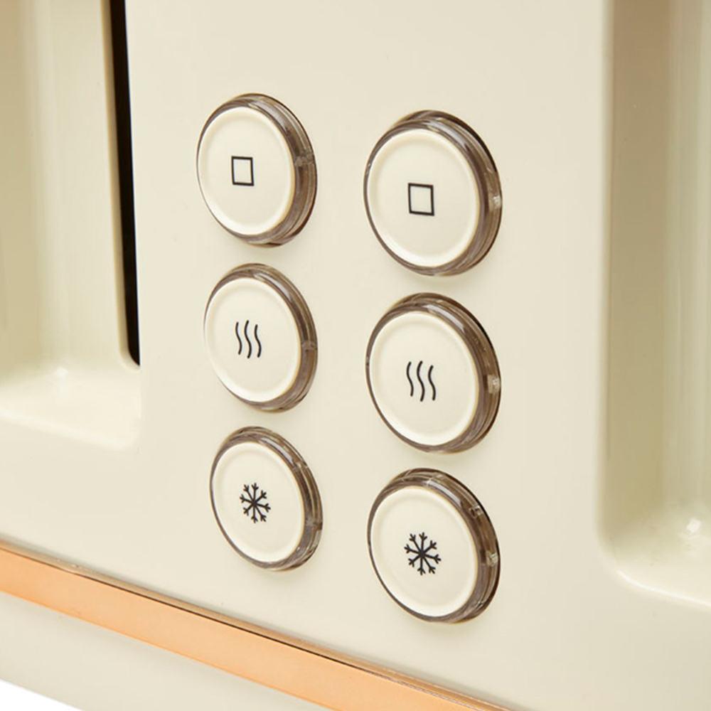 Haden Cream Salcombe 4 Slice Toaster Image 4