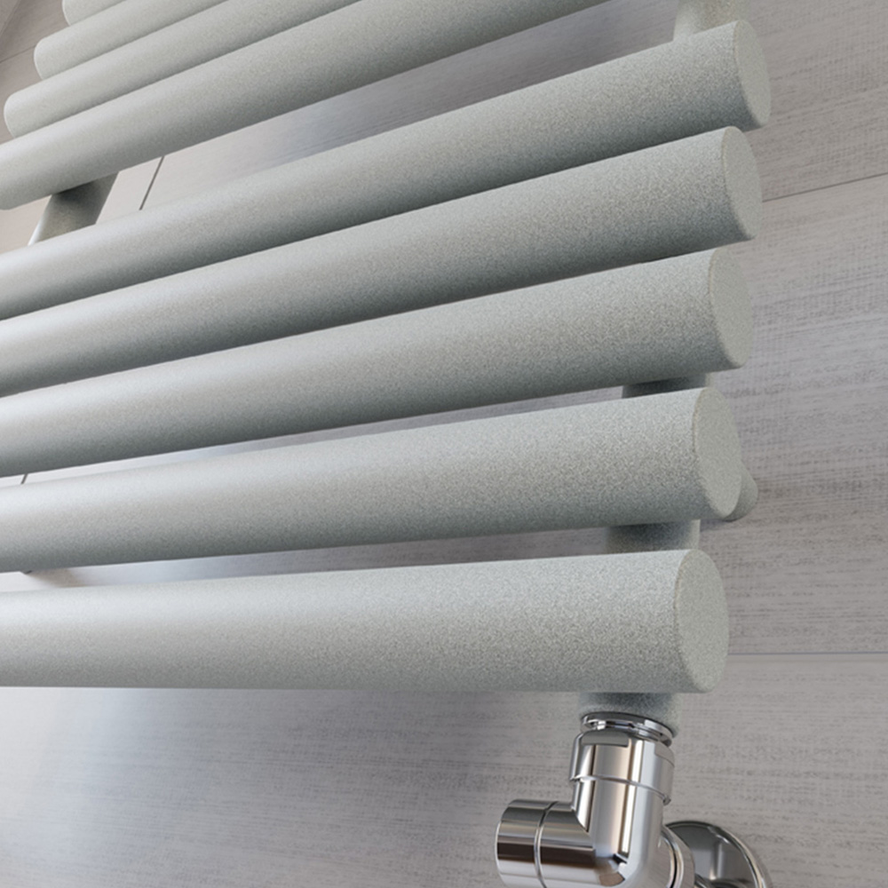 Terma Rolo Towel 1592BTU Salt n Pepper Heated Towel Rail 755 x 520mm Image 6
