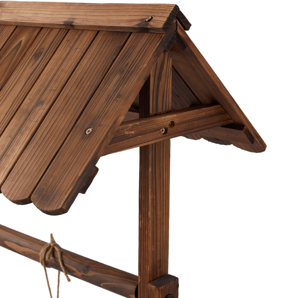 Living and Home Antique Style Wishing Well Planter Image 4