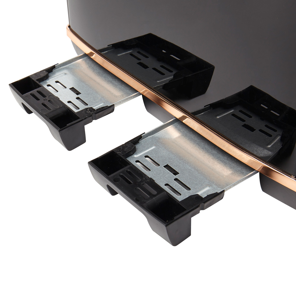 Haden Black Salcombe 4 Slice Toaster Image 5