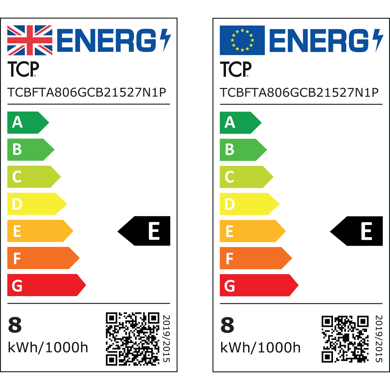 TCP Spiral Filament Classic 806L B22 Bulb - Warm White Image 5