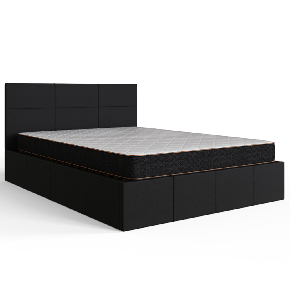 GFW Small Double Black Side Lift Ottoman Bed Image 3
