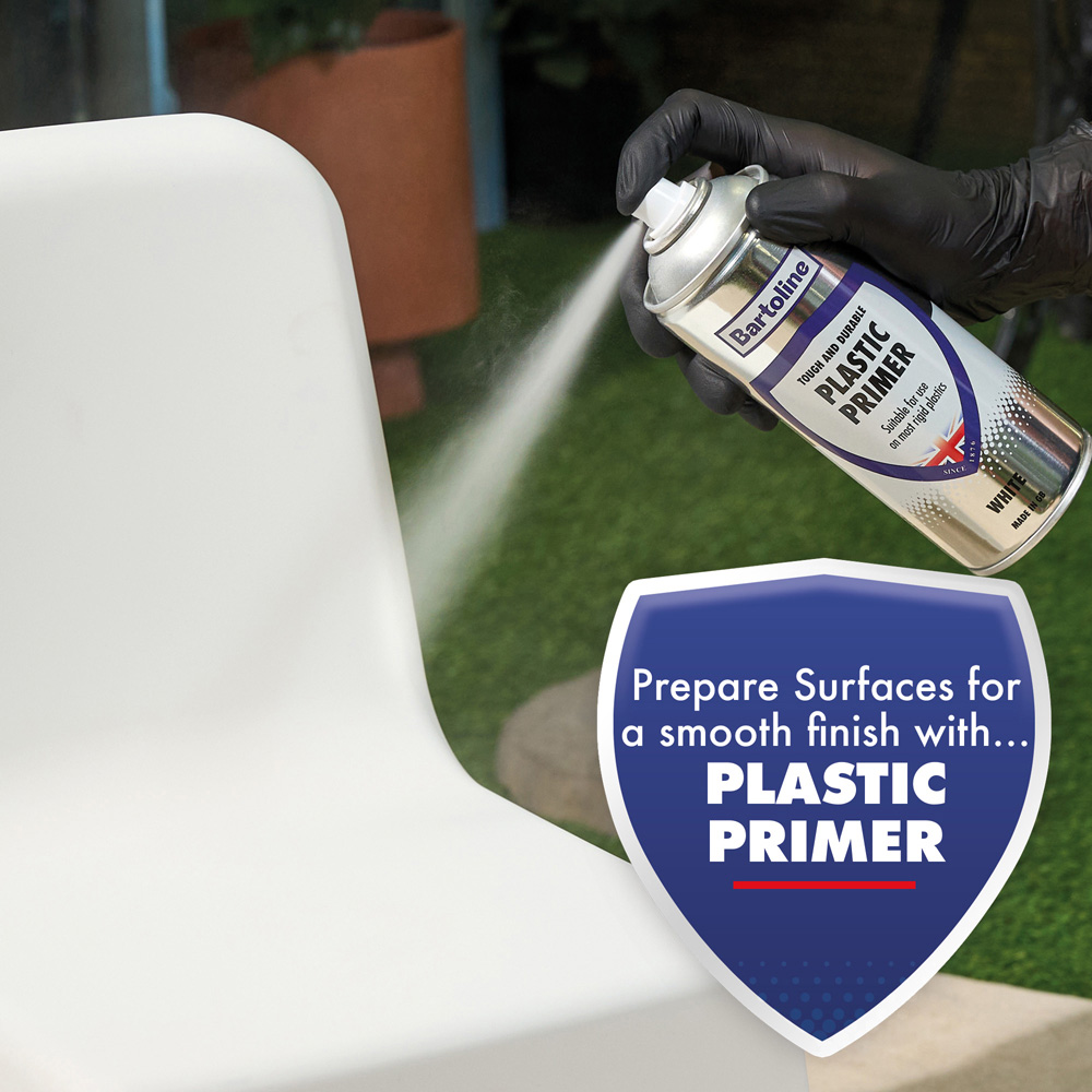 Bartoline White Plastic Primer 400ml Image 3
