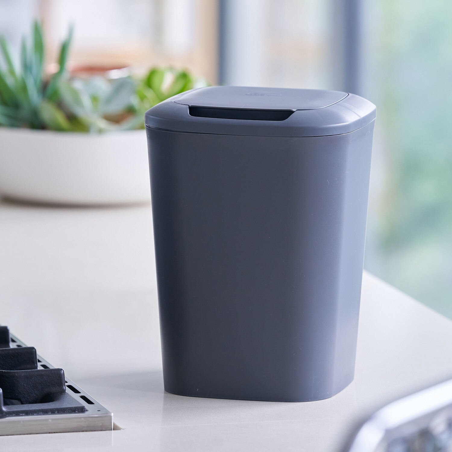 Charcoal Lift Top Bin Image 5