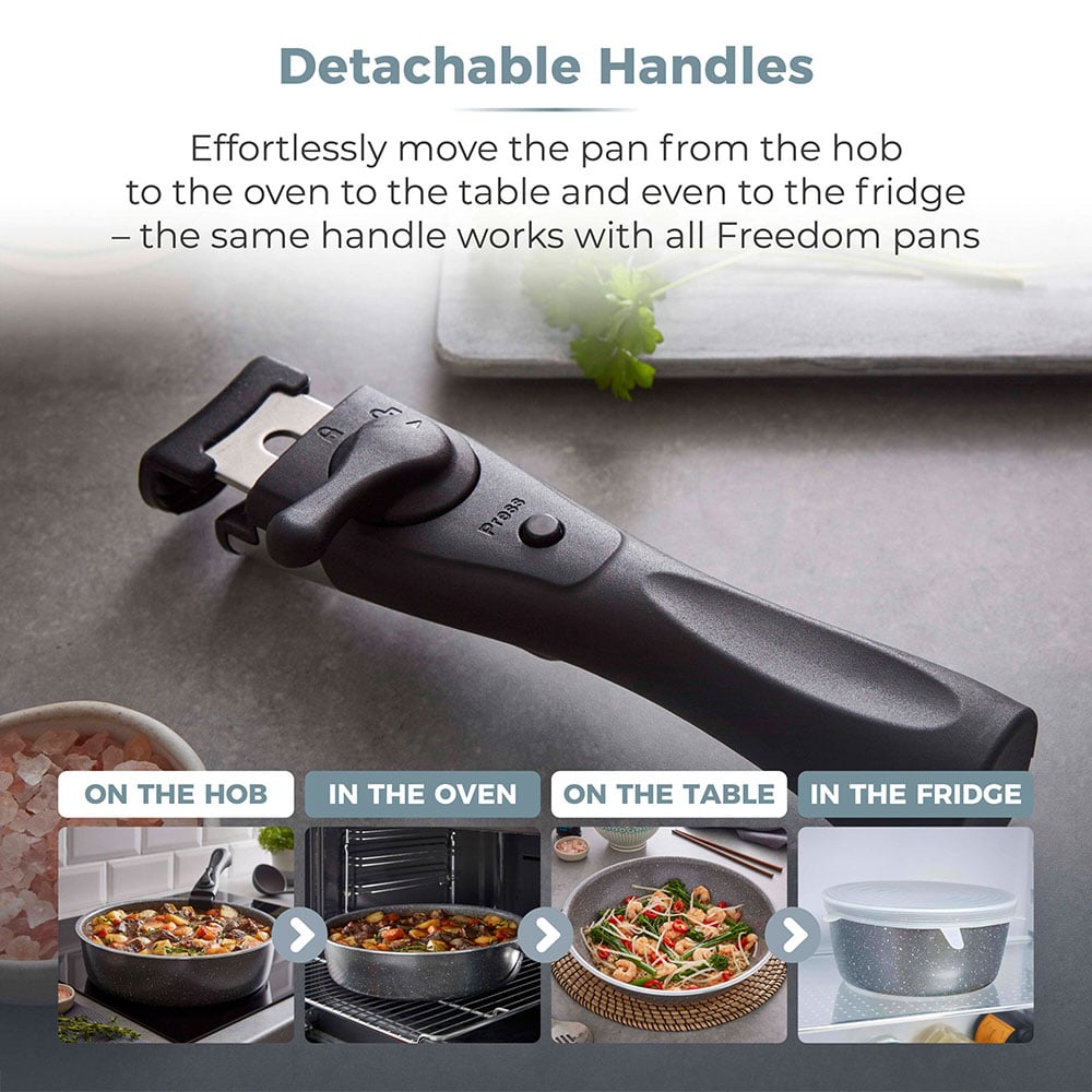 Tower Cerastone 13 Piece Grey Cookware Set Image 5