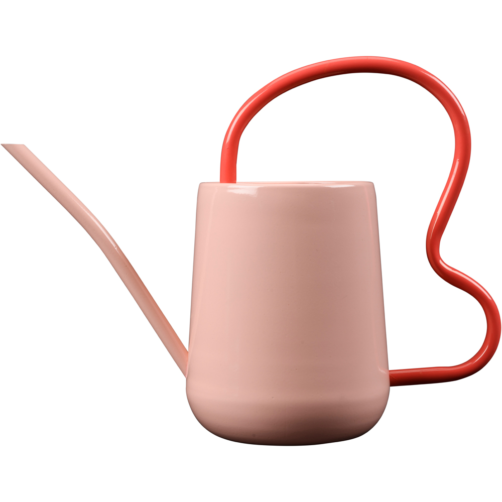Burgon & Ball Blush Galvanised Steel Indoor Watering Can with Scalloped Handle 1.2L Image 3