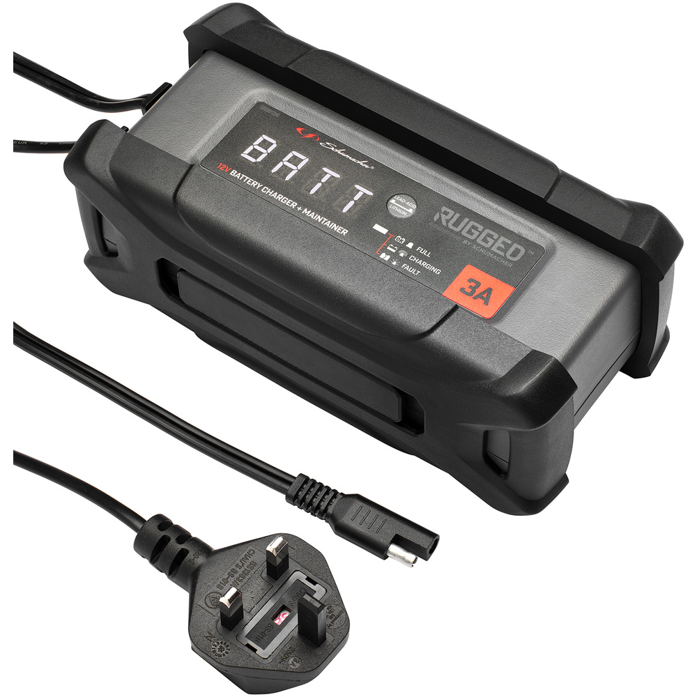 Schumacher SPX458 Rugged 12V Battery Charger with Maintainer 3A Image 4