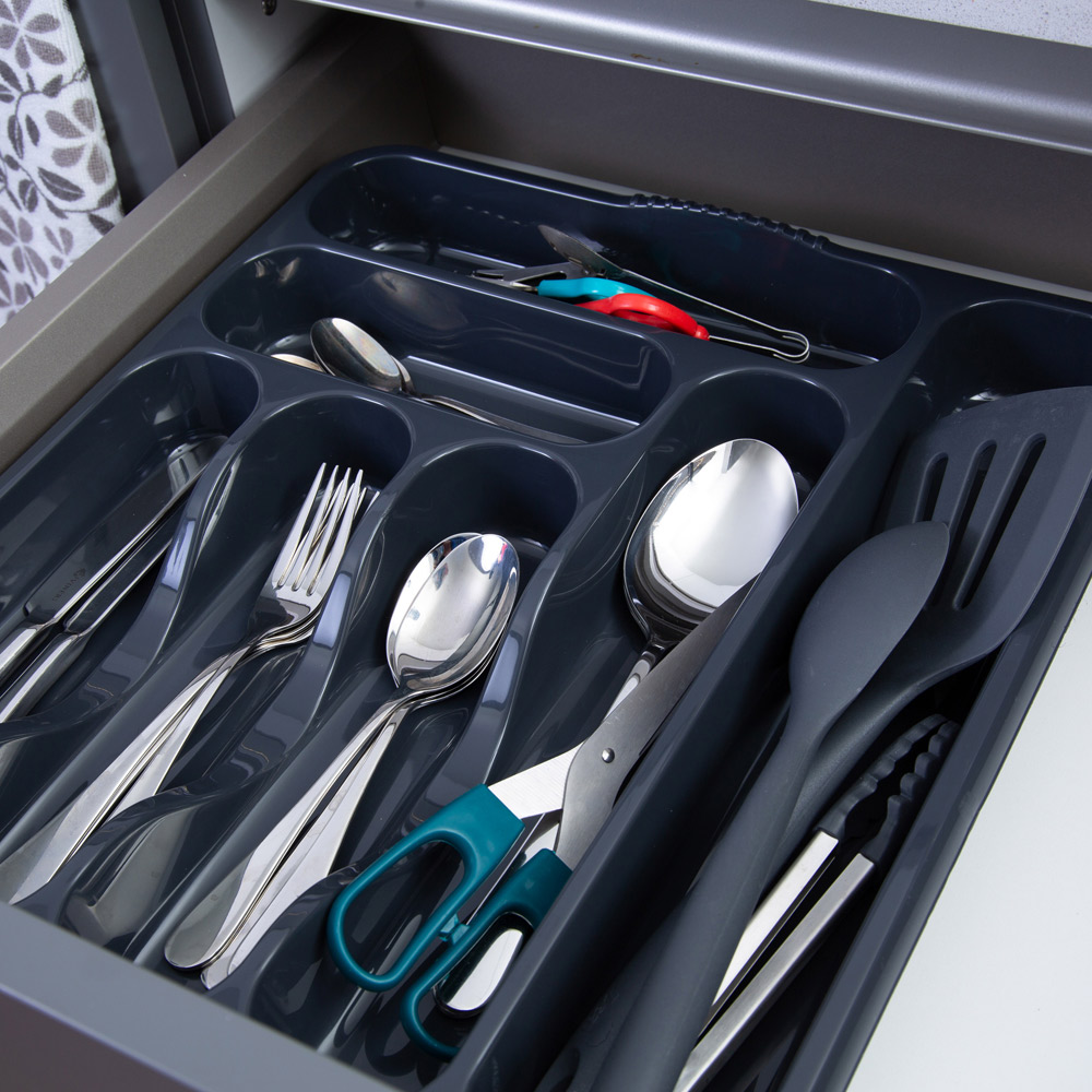 Wham 4 Piece Casa Plastic Kitchen Set Midnight Image 3