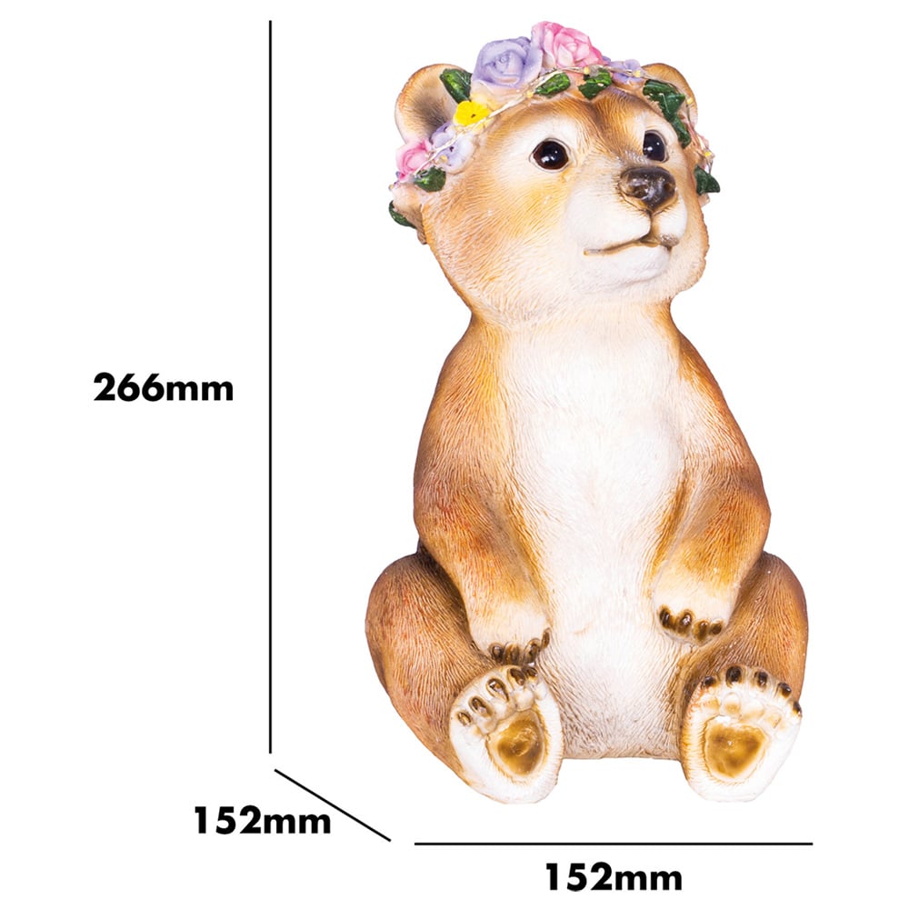 St Helens Female Light Up Bear Ornament Image 4