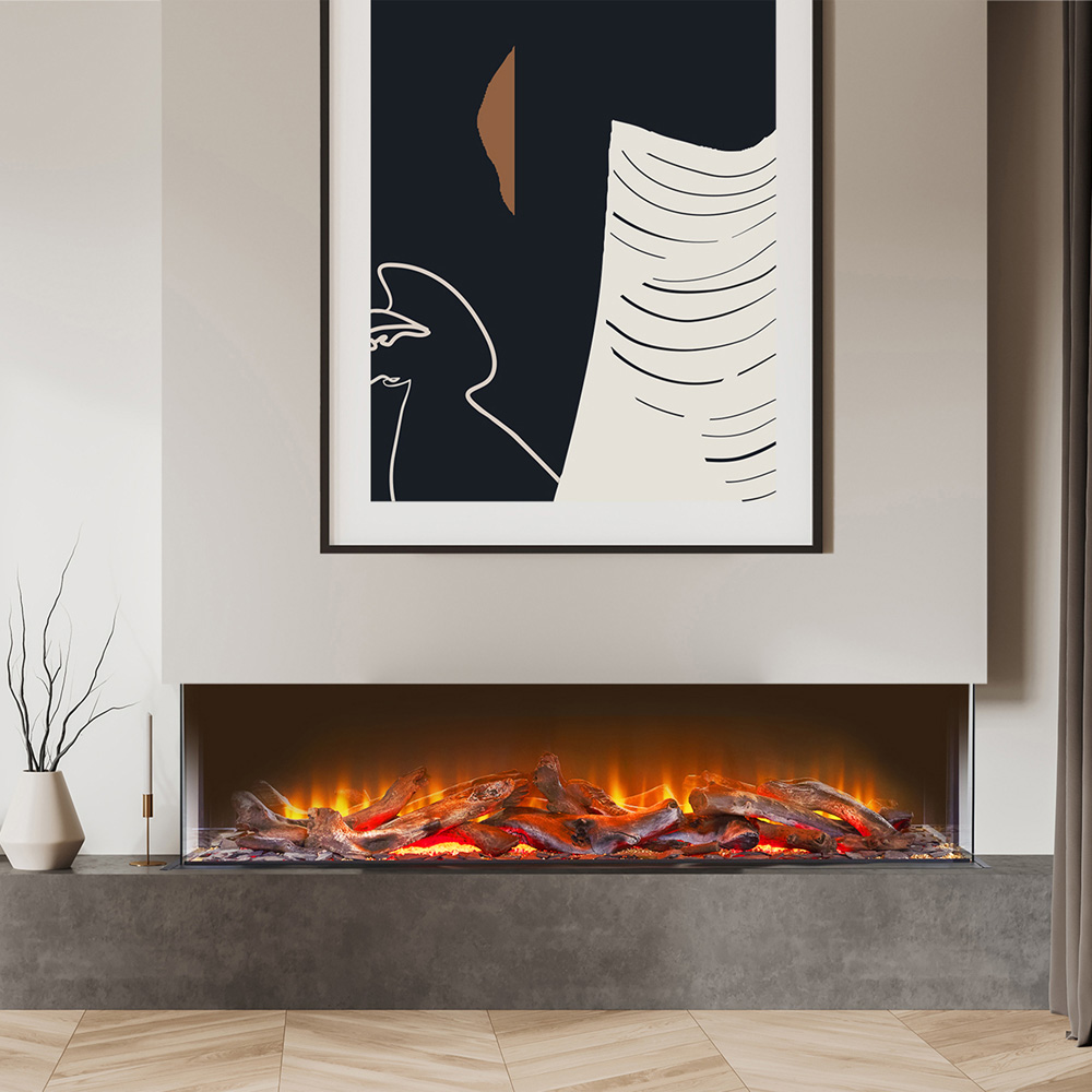 Acantha Ignis Panoramic Media Wall Electric Fire 1500W Image 2